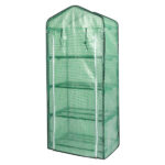 69x49x160cm Black Iron Pipe Pointed Mini Flower Stand With 4 Layers Of Grid, With Zipper Rolling Door, PE Cloth Green House SAME AS99351374 - Image 21