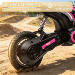 Pink 24V 350W Kids Dirt Bike – Electric Motorized, 15 MPH Top Speed, Twist Grip Throttle - Image 7