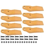 8 Pack Bucket Uni-Teeth with Hardware 1324720 Fit for Caterpillar Skid Steers 247 257 - Image 6