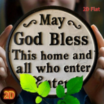 CIFbuy God Bless This Home And All Who Enter Here|Round Iron Sign, 2D Flat Printed Vintage Funny Wall Art Decor, 7.8*7.8Inch 1Pack Hang TikTok, TikTok, Hang Self-pickup Logiopics - Image 8