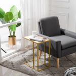 Same Code 12358417 Marble Simple C-Side Table [30x48x61cm] White - Image 10
