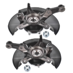 Pair Left+Right Steering Knuckle & Hub Bearing Fit for Honda Civic Si 2006-2011 L4 2.0L