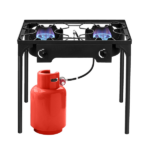 Replace 1255491 Outdoor Camp Stove High Pressure Propane Gas Cooker Portable Cast Iron Patio Cooking Burner (Double Burner 150000-BTU) - Image 10