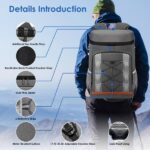 Cooler Backpack 36 Can Leakproof Insulated Cooler Backpack with 25L/6.6Gal for Picnic Camping Beach Hiking Fishing Travel - Image 6