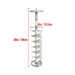 Nylon Ice Auger Drill Bit with Extension Rod & Drill Adapter for Ice Fishing - Image 3