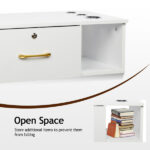 Same code 39231790 15mm E0 particleboard linen two draw three holes with lock salon cabinet white - Image 4