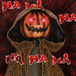 5.8ft Halloween Decorations Outdoor Life Size Animatronics Pumpkin Ghost, Sound-Actived Party Decor with Creepy Sound , Scary Haunted House Props for Garden Yard Lawn - Image 15
