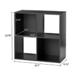 4 Cube Storage Organizer, Black (Shipment from Walmart) - Image 4