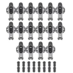 16Pcs 1.7 Ratio 7/16" Full Roller Stainless Steel Rocker Arm and Stud Set Fit for Chevy Big Block 396 402 427 454