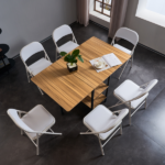Same Code 71155989 6pcs Elegant Foldable Iron & PVC Chairs for Convention & Exhibition White - Image 22
