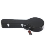 Replace 48950444 5-String 6-String Microgroove Pattern Leather Wood Banjos Case Black - Image 5