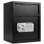 Commercial Safe with Drop Slot for Cash Deposits, Multi-Scene Safe for Office, Household & Commercial Use, Equipped with Password Lock, Emergency Override Keys and Intelligent Anti-Theft Alarm System - Image 3
