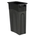 23 Gallon Heavy Duty Plastic Garbage Container, Black (Shipment from Walmart) - Image 2