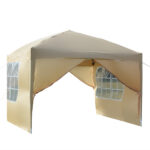 3 x 3m Two Doors & Two Windows Practical Waterproof Right-Angle Folding Tent Khaki - Image 28