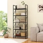 41.3 Inch Rattan Coffee Table with Sliding Storage Door, Rectangle Wooden Accent Center Sofa Table with Solid Wood Legs,Suitable for Living Room,Walnut (Shipment from Walmart) - Image 16