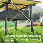 Aluminum Small Folding Table / Dining Table - Image 5