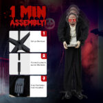5ft Male servant Halloween Standing Decoration - Image 4