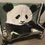 Soft Silk Touch Flannel Lined Throw 50"X60" Panda - Image 2