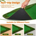 Real Roll Golf Putting Mat 10ft x 3.5ft, Non-Slip Indoor Outdoor Practice Green Turf with Hole Cups Flags for Home Office Backyard Training - Image 10