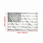 20FT Heavy Duty Telescoping Flagpole Kit, 3x5 American Flag for Outside - Image 4