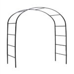 7'8" H x 4'5" W Metal Garden Arch Trellis,Adjustable Arbor Trellis for Garden Climbing Plants Support