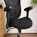 500LBS Big and Tall Office Chair Mesh Breathable, Gaming Chair with Adjustable Backrest Height & Headrest Angle & Adaptive Lumbar Lupport, Executive Computer Desk Chair with 2D Flip-Up Arms,Black. - Image 11