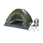 3-4 Person Camping Dome Tent Camouflage - Image 2