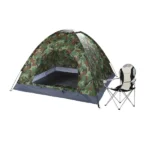 3-4 Person Camping Dome Tent Camouflage - Image 2