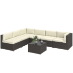 Pieces Patio Furniture Set - Image 2