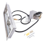 24 x 8-inch Fire Pit Pan Stainless Steel Fire Pit Burner Kit Rectangular Indoor or Outdoor - Image 6
