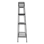 Widen 4 Tiers Bookshelf Black - Image 3