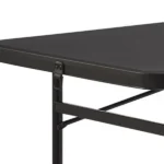 6 Foot Bi-Fold Plastic Folding Table, Black (Shipment from Walmart) - Image 3