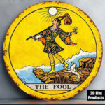 CIFbuy 1pc 2D Flat Round Sign Fishing In Heaven, "" Fishing In, Heaven Remembering Dad Vintage Plaque Decorative Wall Art TikTok, TikTo Self-pickup Logi Aics - Image 17