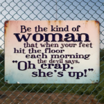 CIFbuy Sarcastic Retro Metal Tin Sign Creative Wall Decor Plaque Unique Decor For Women (TikTok, temu pick-up service) - Image 6