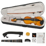Do Not Sell on AmazonFull Size 4/4 Violin Set for Adults Beginners Students with Hard Case,Violin Bow,Shoulder Rest,Rosin,Extra Strings and Sordine - Image 2