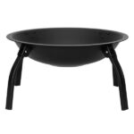 22" Four - legged Folding Iron Brazier Wood Burning Fire Pit Decoration for Backyard Poolside - Image 19