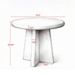 Dining Table(Only dining table) - Image 3