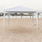 3 x 3m Waterproof Tent with Spiral Tubes White - Image 4