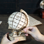 3D Wooden Puzzle Globe. Model kits DIY Crafts Handmade Christmas Gifts - Image 5
