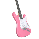 KST Stylish H-S-S Pickup Electric Guitar Kit with 5W AMP Bag Guitar Strap Strings rose red - Image 11
