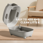 E Classic Grey Cat litter Box - Simple and Practical, Large Space, High Cost Effective Choice - Image 7