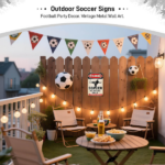 CIFbuy Soccer Theme Metal Decor Sign Birthday Party Gift (TikTok, temu pick-up service) - Image 5