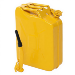 20L US Standard Cold-rolled Plate Petrol Diesel Can Gasoline Bucket with Oil Pipe Yellow 2 Pairs of Gloves - Image 11