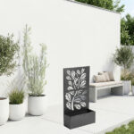 Metal Garden Bed with Trellis, 43 Inch Height Metal Planter Box with Trellis, Garden Box for Climbing Plants Vegetable, Metal Garden Bed with Drainage Holes - Image 5