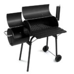 Barrel Charcoal Grill with Offset Smoker, All Metal Outdoor Smoker with Side Table and Wheels for Outdoor Garden Patio and Backyard Cooking - Image 10