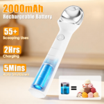 Rechargeable Heated Ice Cream Scoop 45s Fast Heating Up to 158°F, 2000mAh Cordless Self Heating Ice Cream Scooper with 5 Mins Auto Shutoff, IP66 Waterproof Non-Stick Scoop for Gelato Frozen Yogurt Café Home Party - Image 8