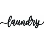 CIFbuy Metal Baked Paint Laundry Sign Wall Art Modern Laundry Room Decor (TikTok, temu pickup)