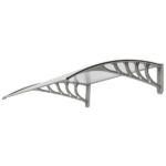 Same Code 43523055 HT-100 x 96cm Household Application Door & Window Rain Cover Eaves Gray Holder - Image 12