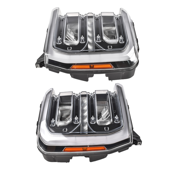 2Pcs Left & Right LED Headlight Set Fit for 2023-2026 Ford F-250 F-350 Super Duty FO2502432/3432