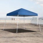 8*8ft Portable Home Use Waterproof Folding Tent Blue - Image 22